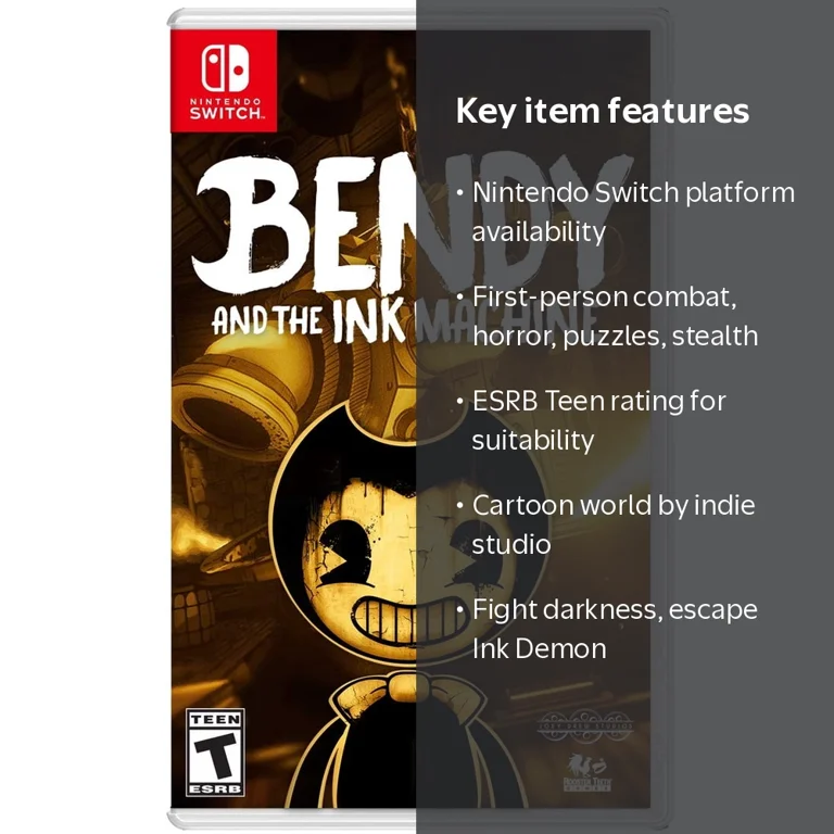 Bendy And The Ink Machine, Rooster Teeth Games, Nintendo Switch
