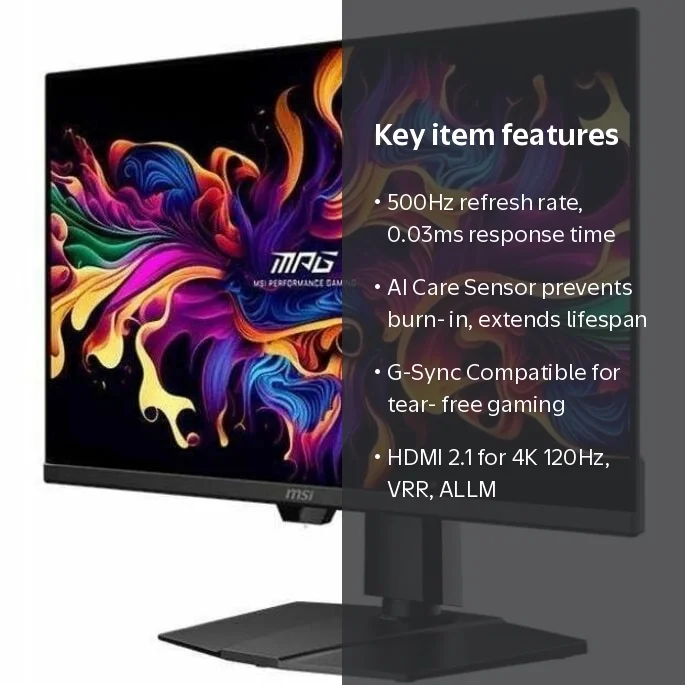 MSI 271QR QD-OLED X50 27 MSI 271QR QD-OLED X50 27
