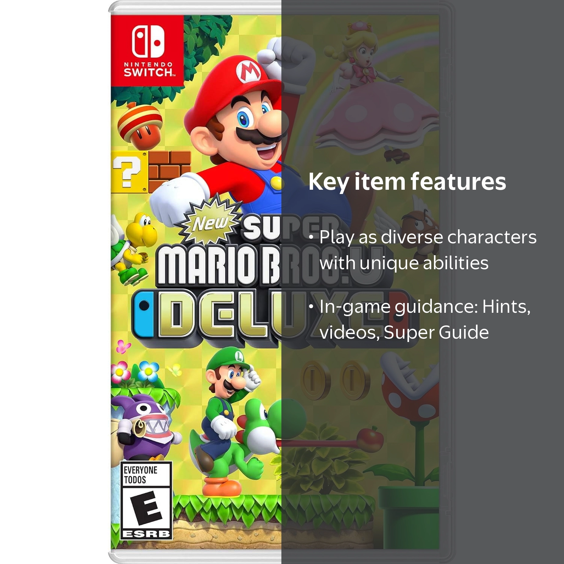 Nintendo, Super Mario Bros U Deluxe, Region Free, Nintendo Switch