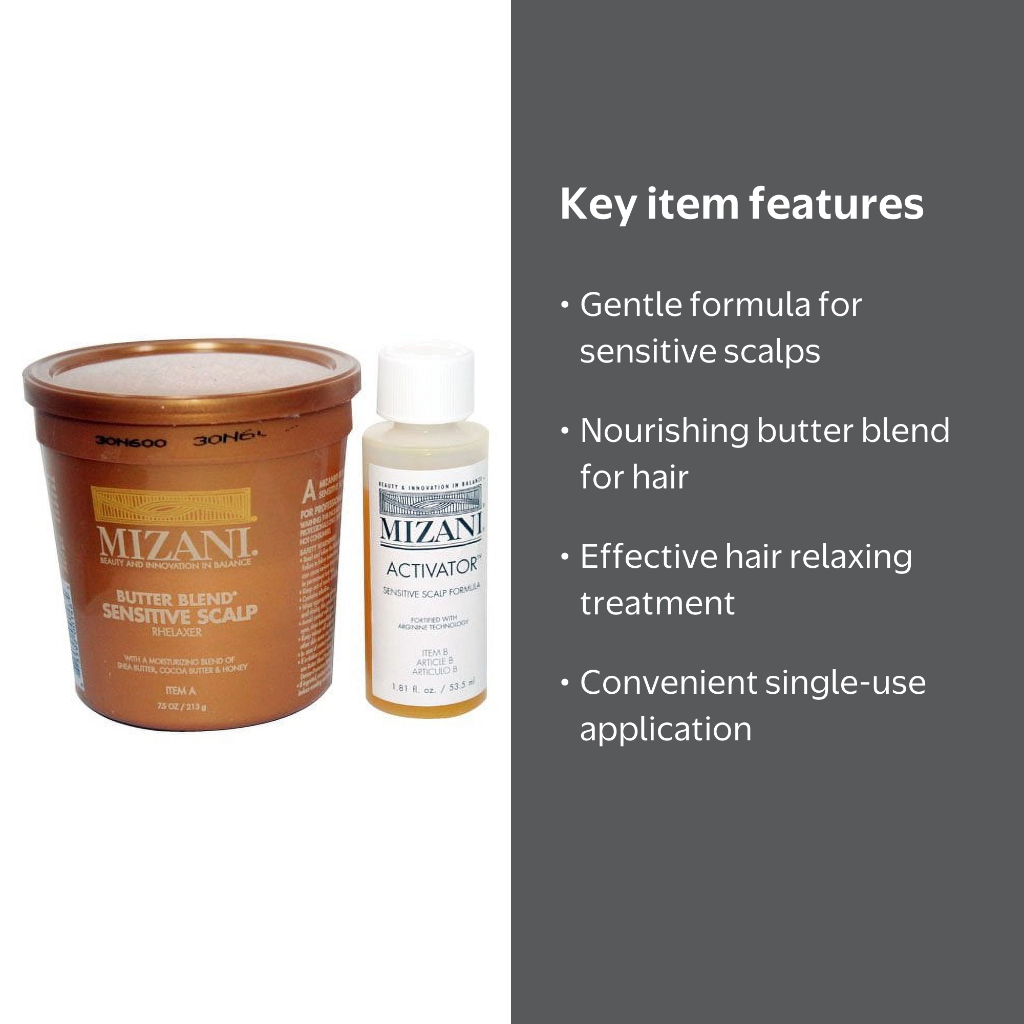 MIZANI Butter Blend Sensitive Scalp Rhelaxer Single Application