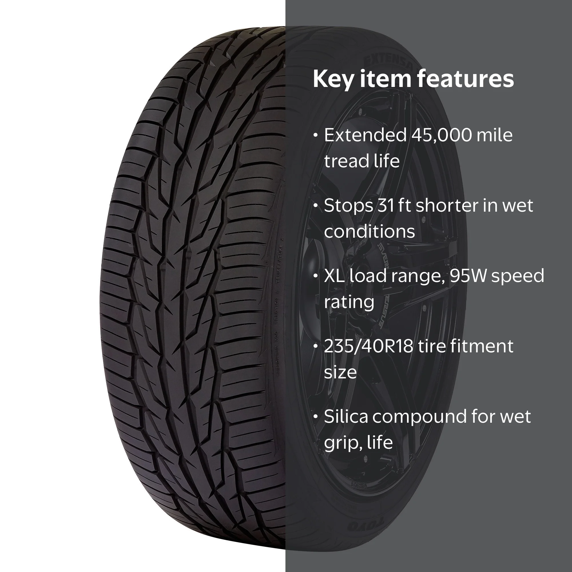 Toyo Extensa HP II All Season 235/40R18 95W XL Passenger Tire