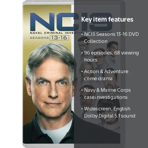 Unbranded, DVD Series, Seasons 13-16, NCIS Criminal Investigations