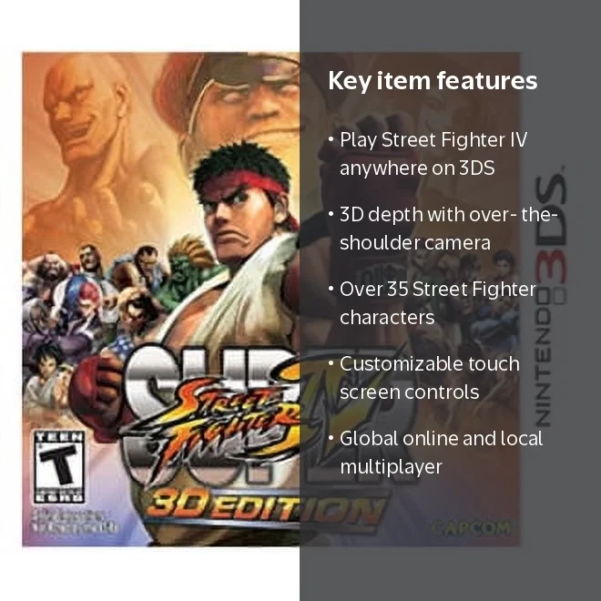 Super Street Fighter IV: 3D Edition - Walmart.com