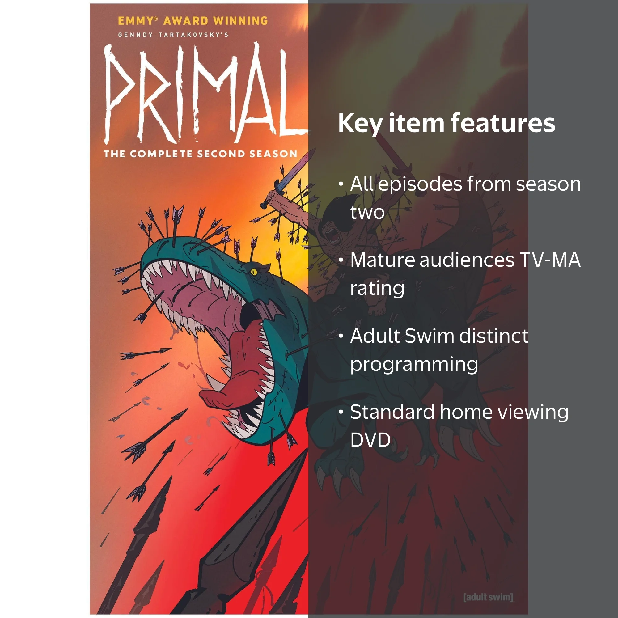 Genndy Tartakovsky's Primal: The Complete Second Season (DVD