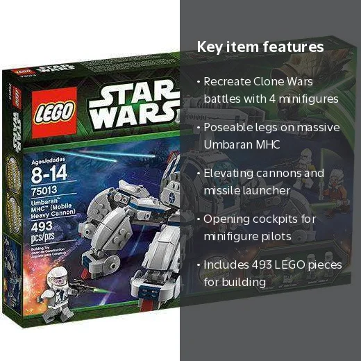 Pre-Owned Star Wars Clone Wars Umbaran MHC [Mobile Heavy Cannon