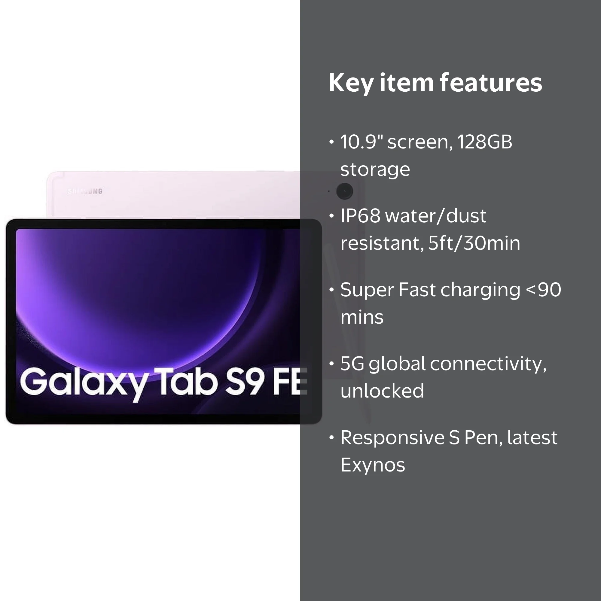 Samsung Galaxy Tab S9 FE 128GB 10.9