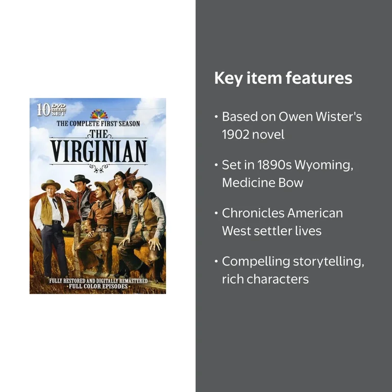 The Virginian - Virginian: The Complete Series (DVD) - Walmart.com
