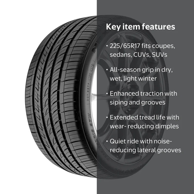 Nexen N5000 Plus All Season 225/65R17 102H Passenger Tire