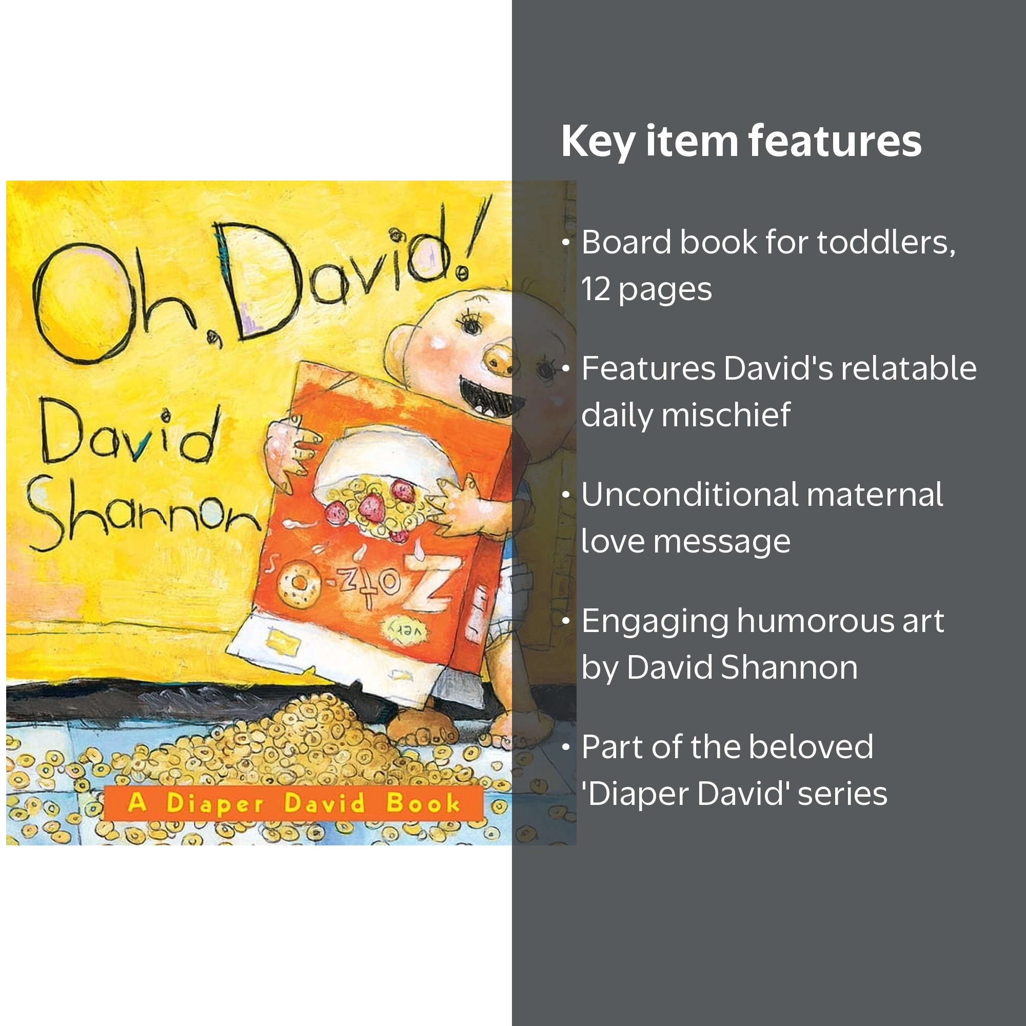 David Shannon, Board Book, ISBN 9780439688819, Troublemaking
