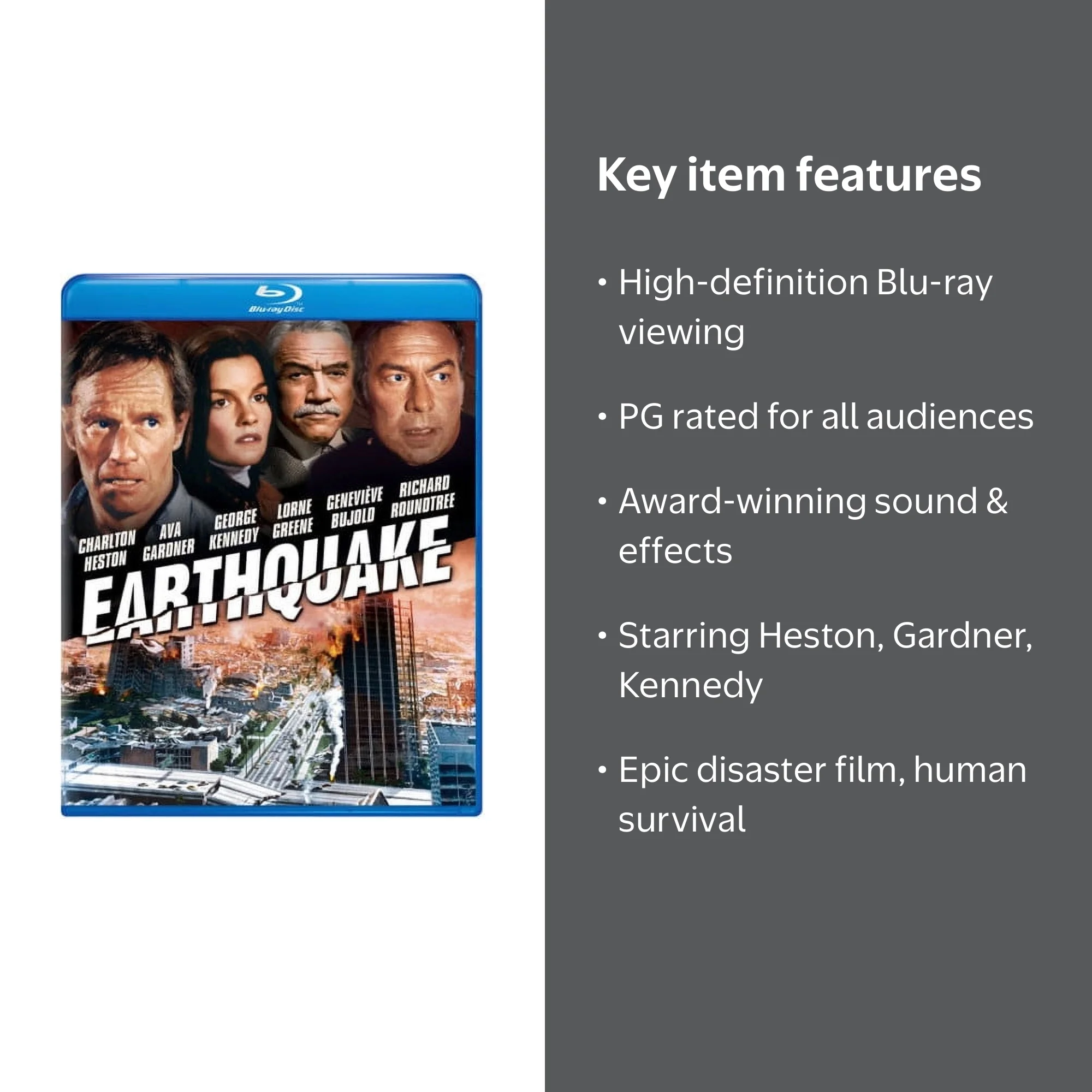 Universal Studios - Earthquake [BLU-RAY] - Walmart.com