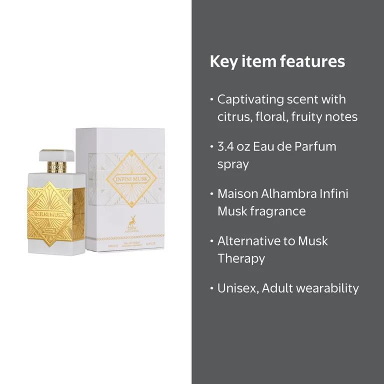 Maison Alhambra Infini Musk EDP Spray 3.4 oz Fragrances