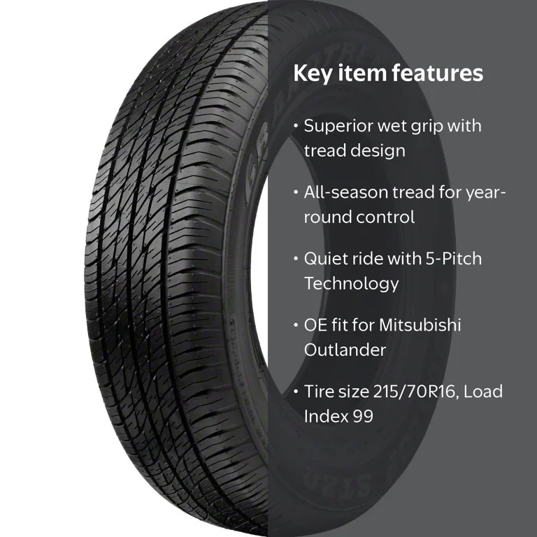 Dunlop Grandtrek ST20 All Season 215/70R16 99H Passenger Tire