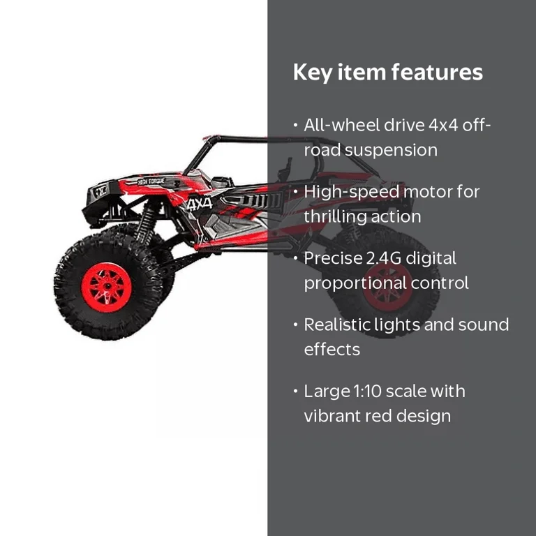 Savage II SC-6154 1:10 Scale All-Terrain 4x4 Off-Road RC Car Racer