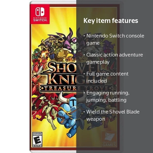 Nintendo Switch SHOVEL KNIGHT ソフト新品未開封 Shovel Knight Game: Treasure Trove Edition for Nintendo Switch