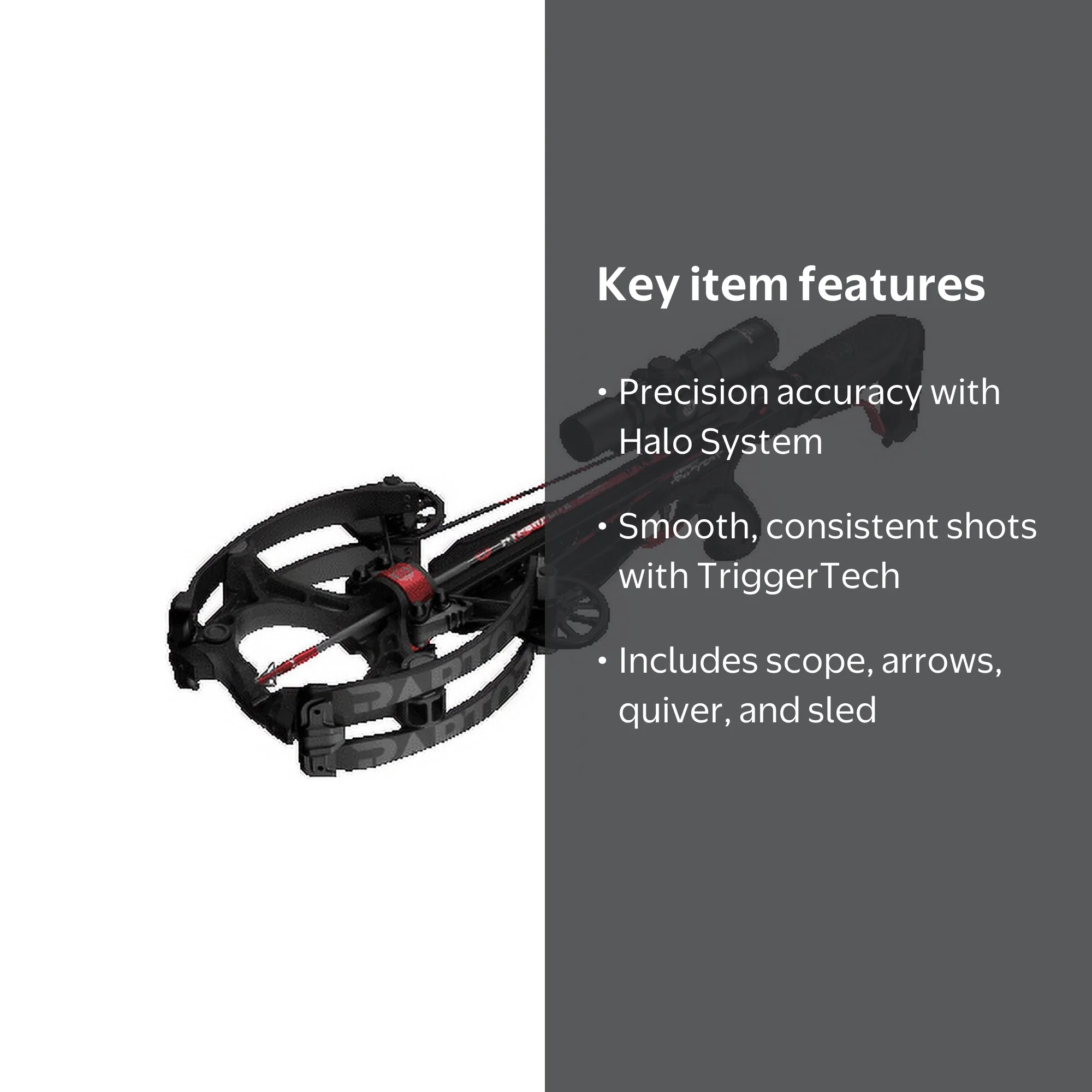 Barnett Hyper Raptor 410 FPS Compact Crossbow Package w/ Scope