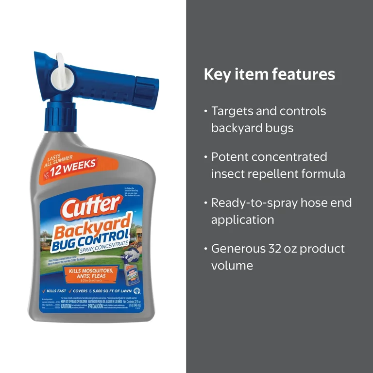 Cutter Backyard Bug Control 32 oz, Ready-to-Spray Insect Repellent