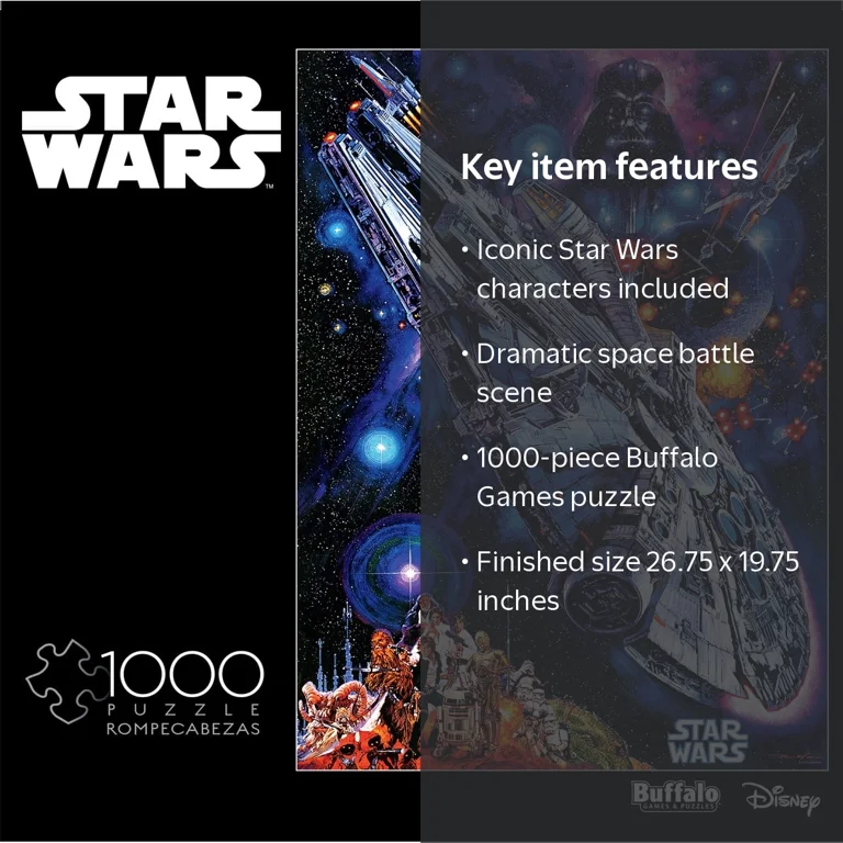 Buffalo Games Star Wars Darth Vader Interlocking Jigsaw Puzzle