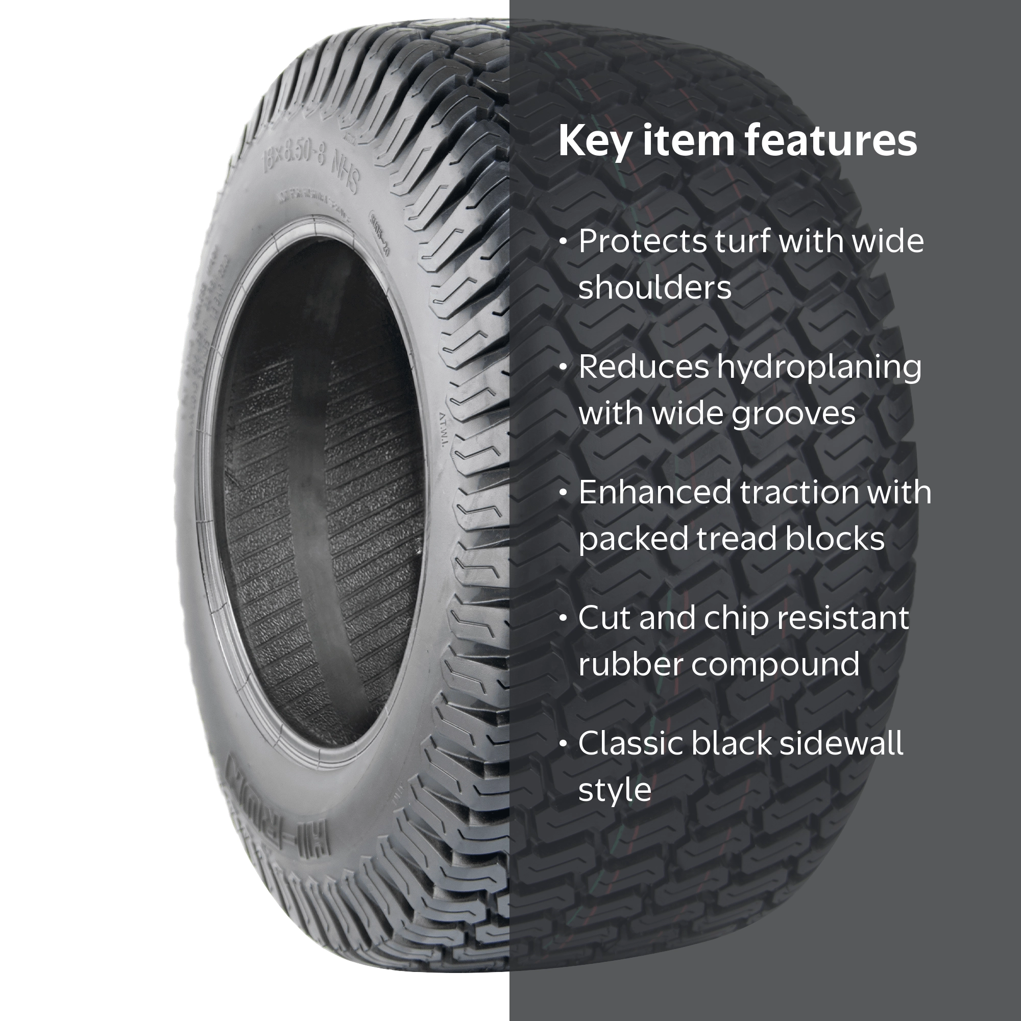 Hi Run SU05 18X8.50-8 B Lawn & Garden Tire - Walmart.com