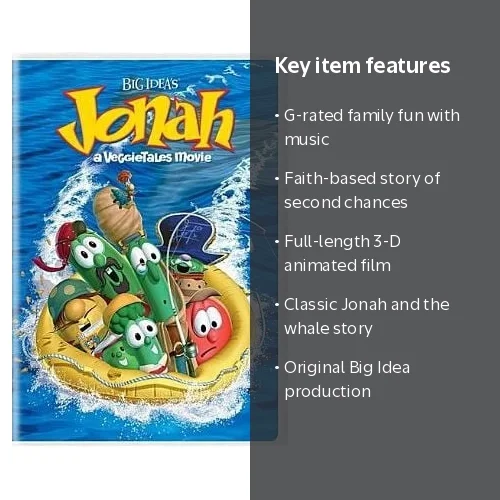 Veggie Tales: The Jonah Movie (DVD), Family, Universal - Walmart.com