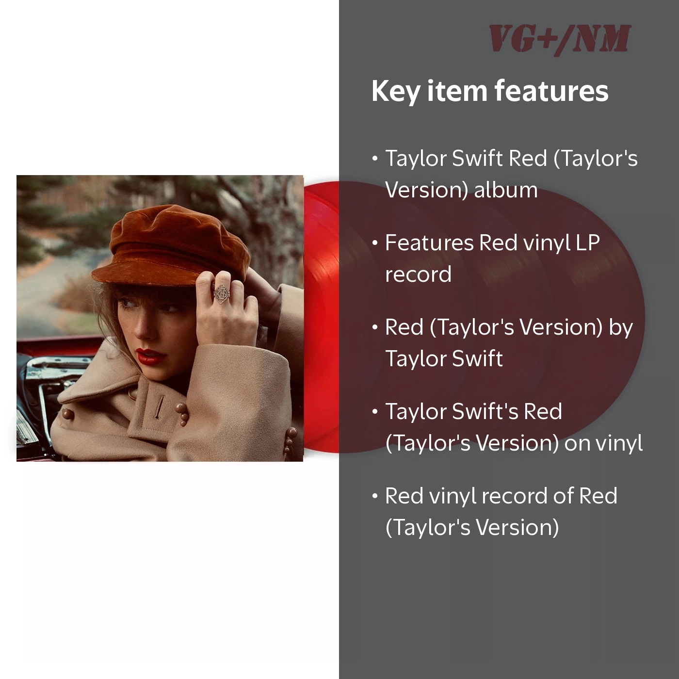 Taylor Swift - Red (Taylor's Version) Exclusive Red Color 4x LP