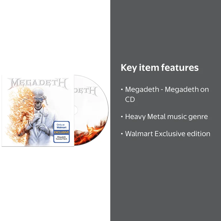 Megadeth - Megadeth (Walmart Exclusive) -CD - Walmart.com