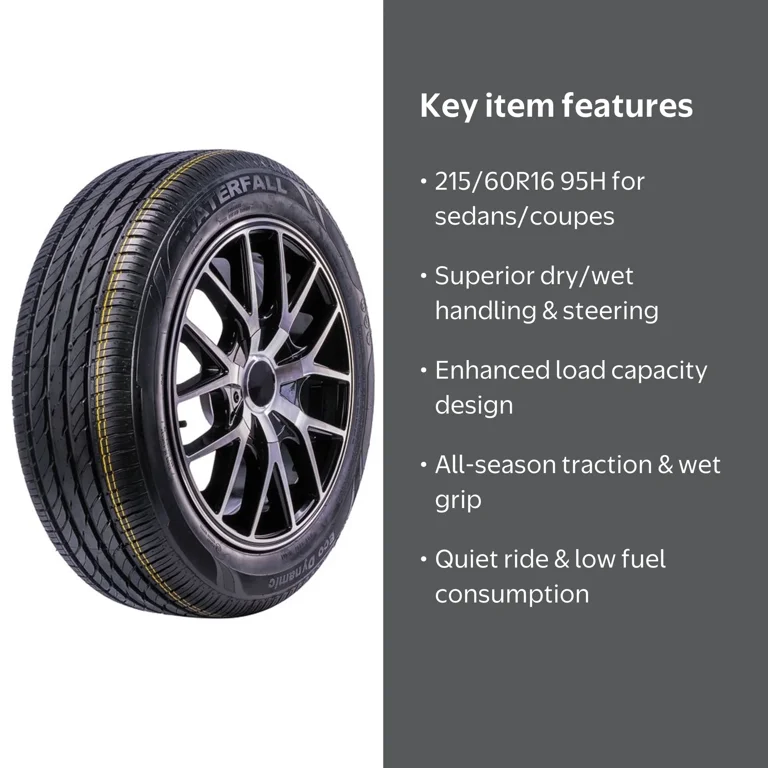 Waterfall All-Season Eco Dynamic 215/60R16 95H Passenger Tire for