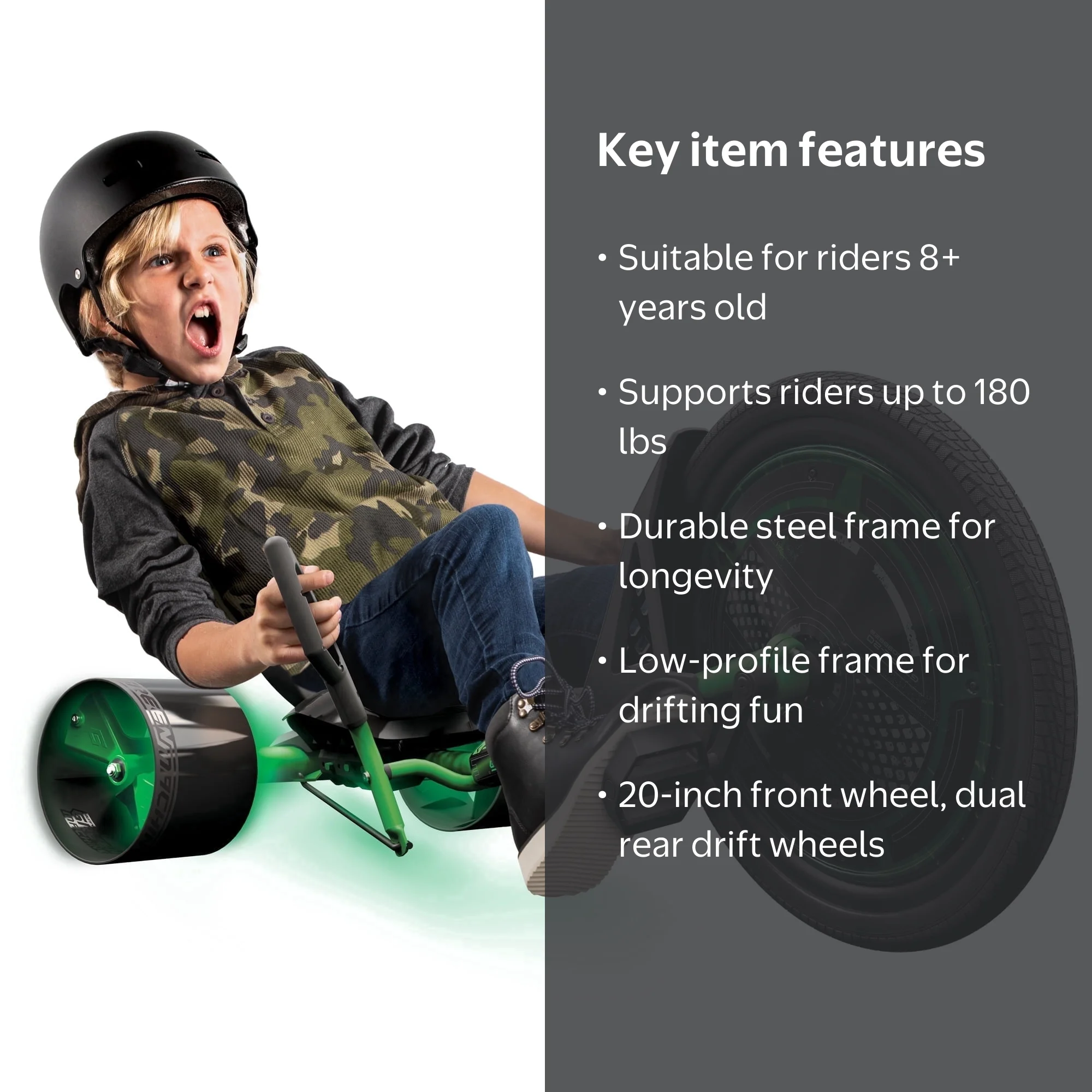 Huffy 20 Green Machine Drift Trike for Montessori Schools