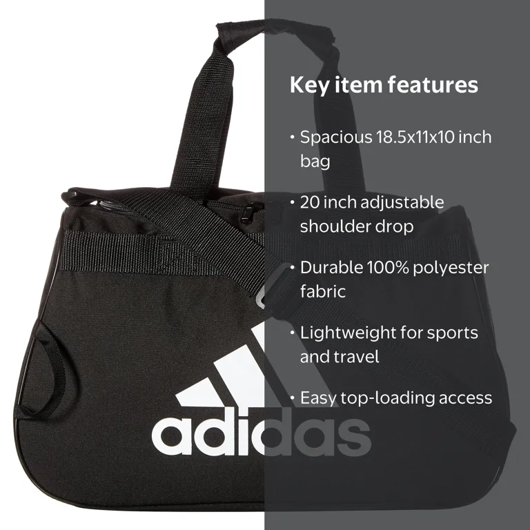 adidas travel duffel bag Bags | adidas Duffle | Color: Black | Size: Os Lightweight with a sturdy base adidas Defender 5 Duffel Bag