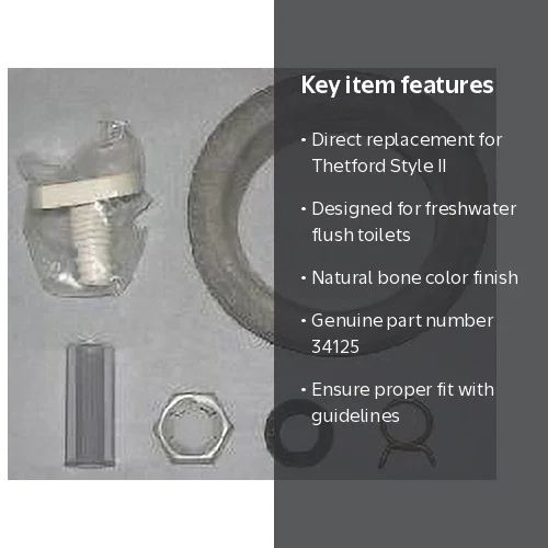 Thetford, Nozzle for Aqua-Magic Style II Toilets, 34125, Bone