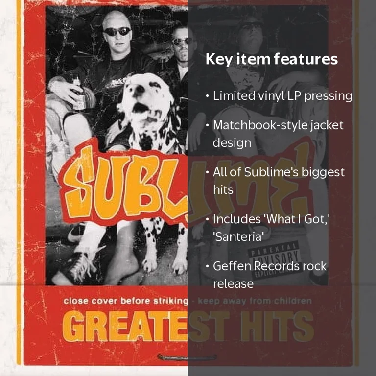 Sublime - Greatest Hits - Music & Performance - Vinyl - Walmart.com