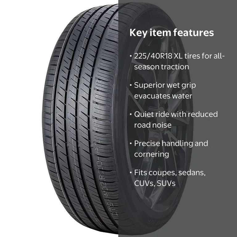 Landspider CityTraxx H/P All Season Passenger Tire, 225/40R18 92W