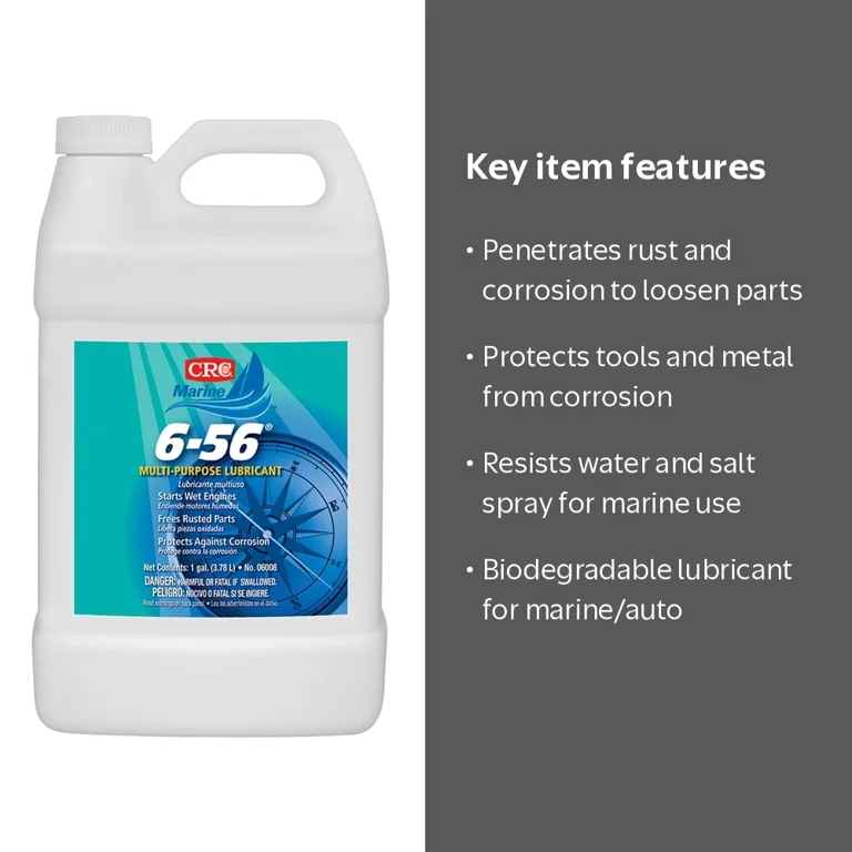 CRC, Multi-Purpose Lubricant, 1 gal, Water-Resistant, Loosens Rust CRC, Multi-Purpose Lubricant, 1 gal, Water-Resistant, Loosens Rust