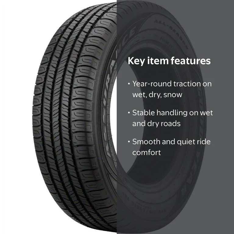Goodyear, Assurance All-Season Passenger Tire, 225/70R16 103T