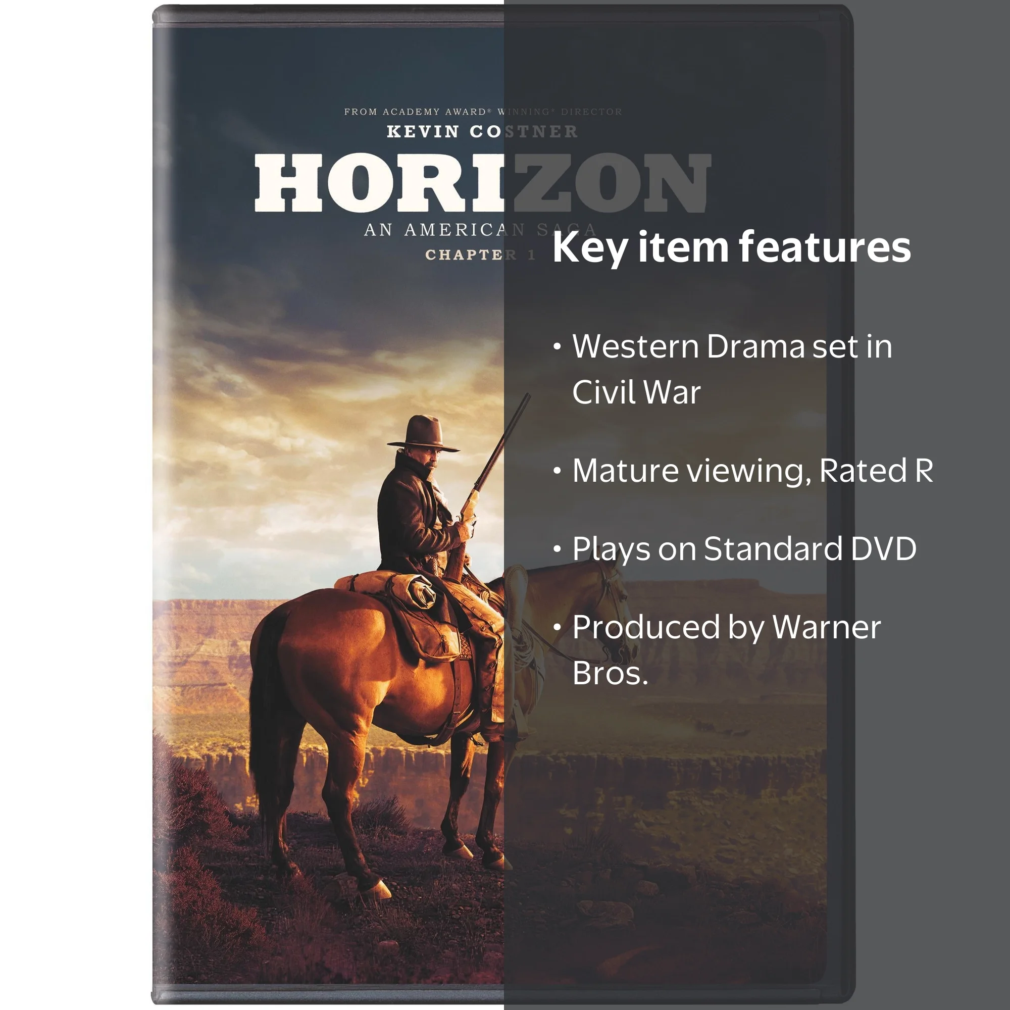 Horizon: An American Saga Chapter 1 (DVD), Western, Warner Bros