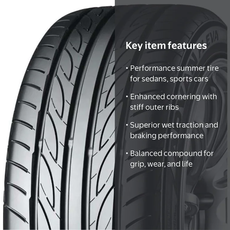 Yokohama Advan Fleva V701 205/55R15 88V Tire - Walmart.com