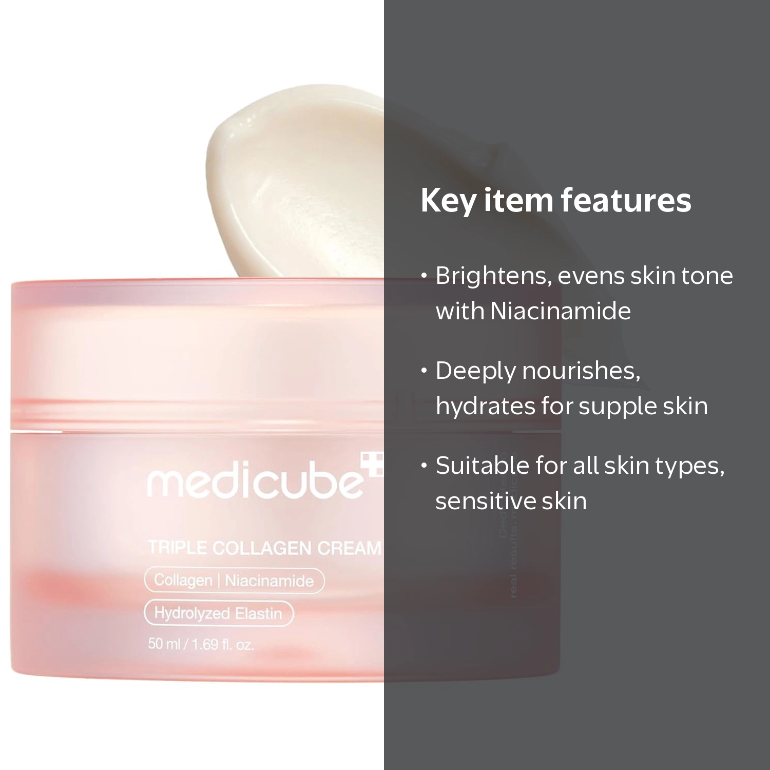 Medicube Triple Collagen Cream, 1.69 fl oz. - Walmart.com
