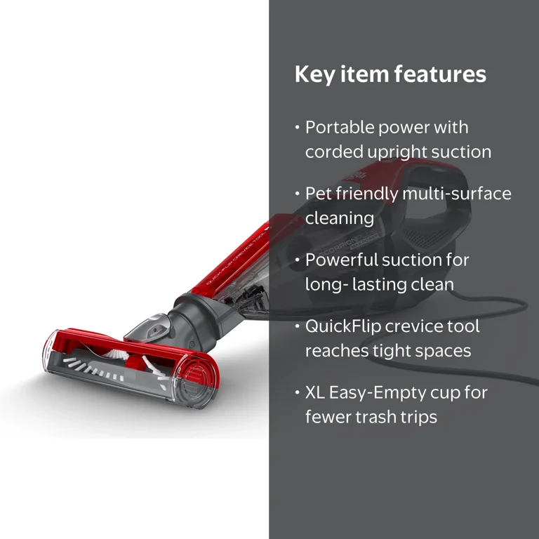 Dirt Devil Scorpion Plus Powerful Handheld Vacuum Cleaner
