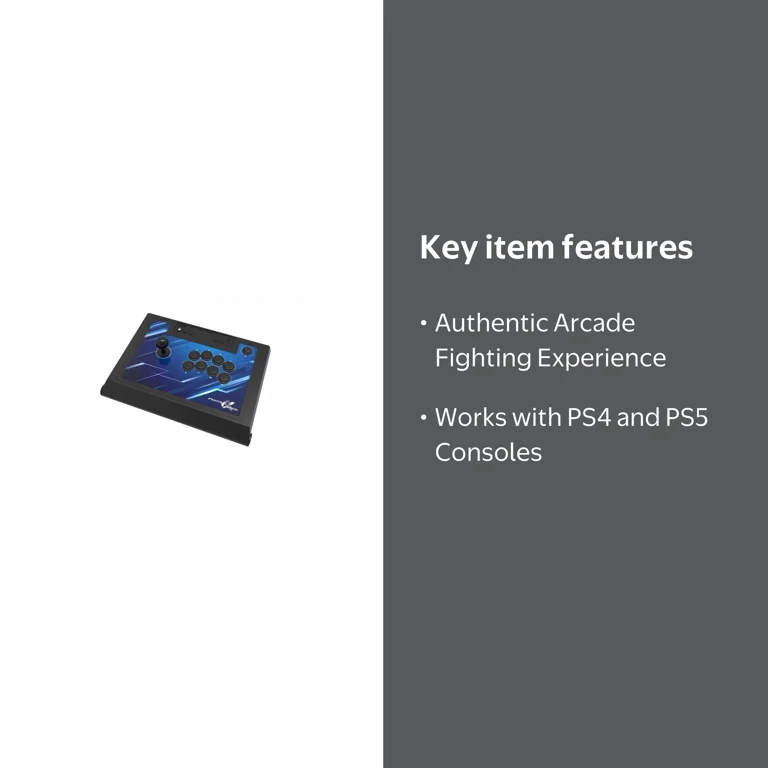 HORI, Fighting Stick, PS4/PS5 Alpha, Compatible with Console