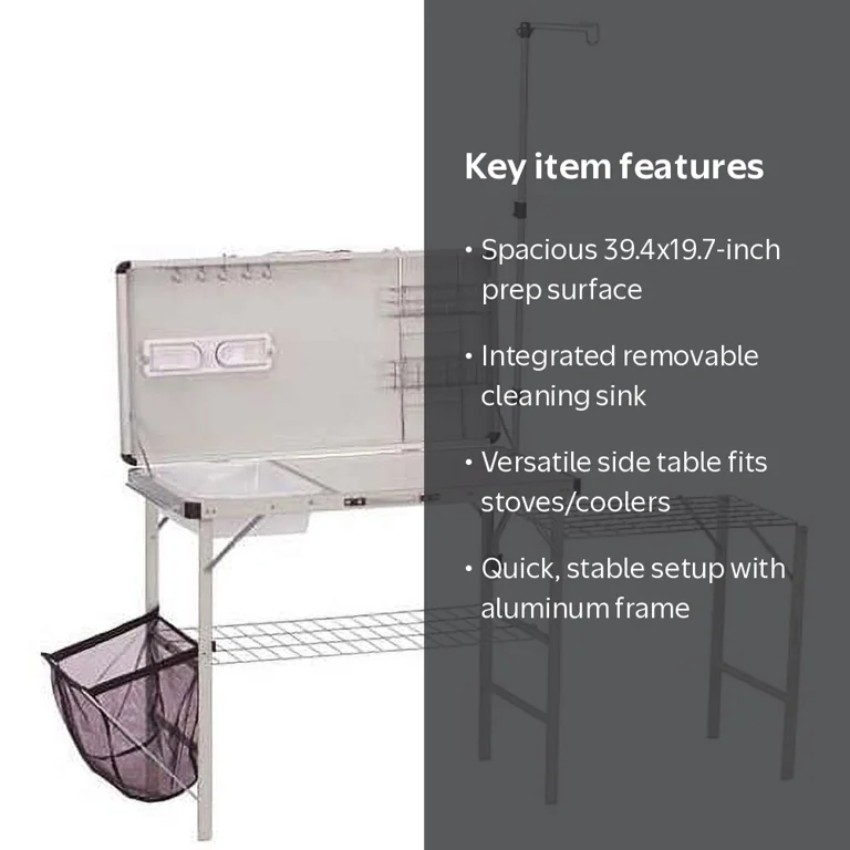 Coleman Camping Table, Silver - Walmart.com