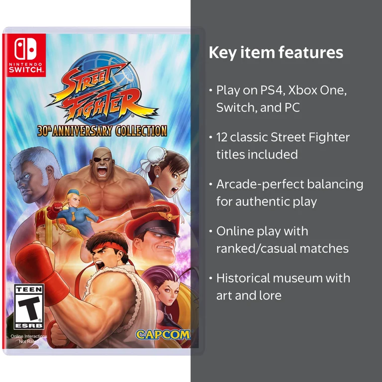 Capcom's Street Fighter: 30th Anniversary Collection for Nintendo