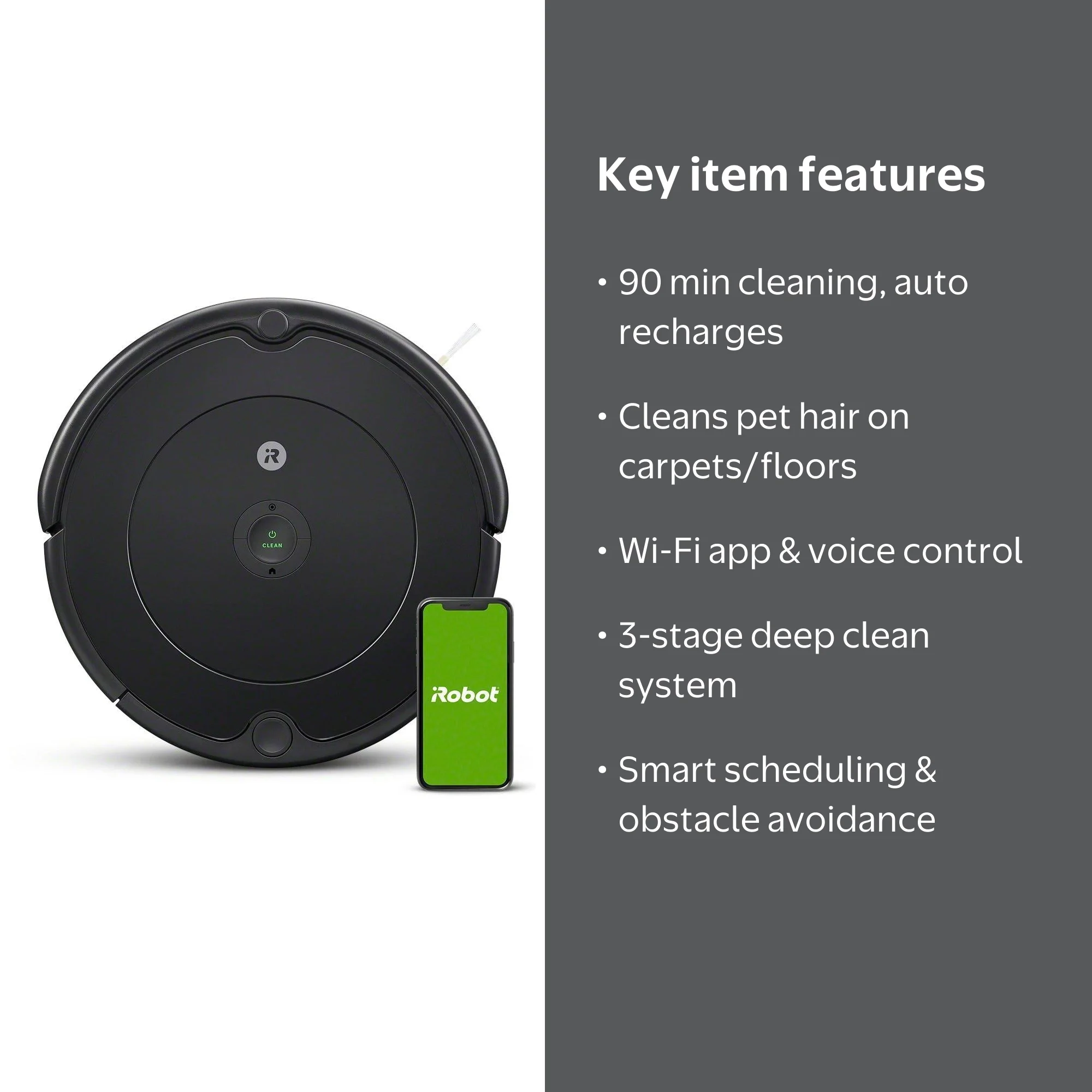 iRobot Roomba 692 - Vacuum cleaner - robotic - bagless - Walmart.com