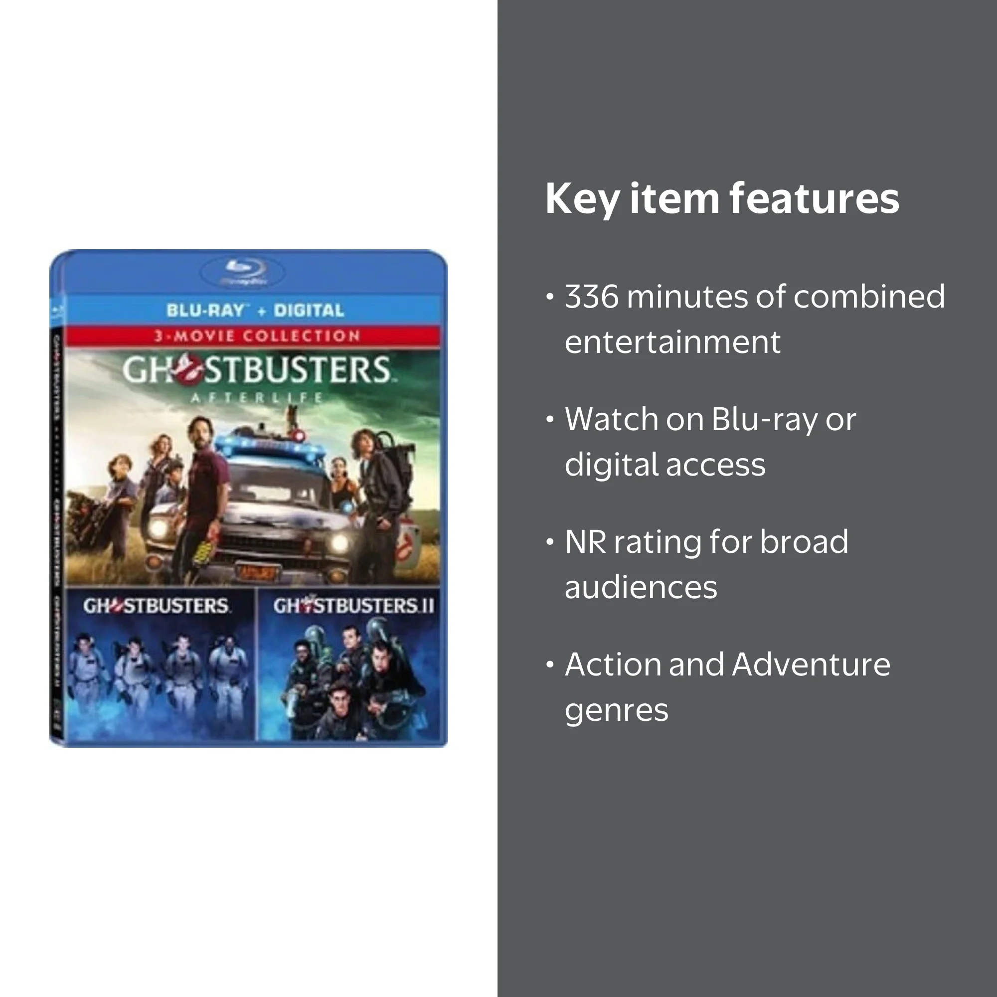 Ghostbusters / Ghostbusters II / Ghostbusters: Afterlife (Blu-ray
