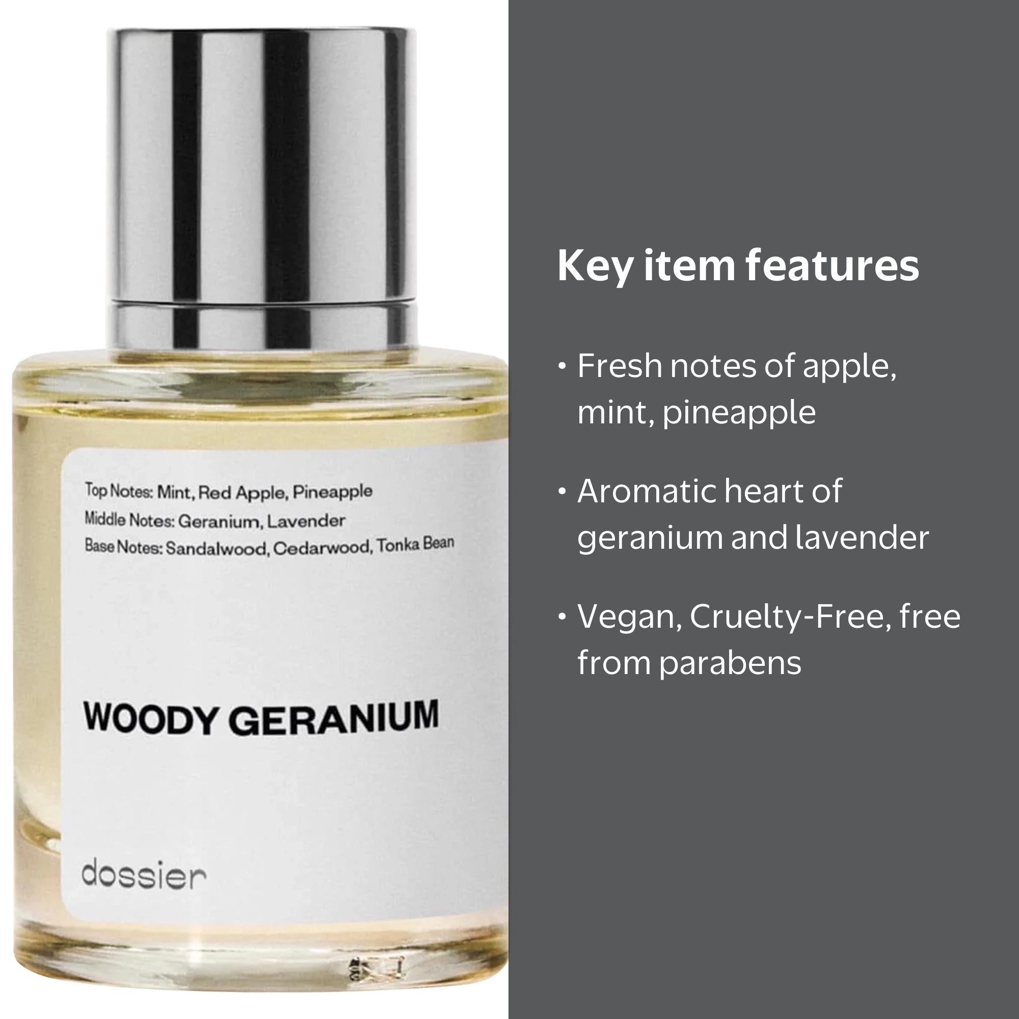 Dossier Woody Geranium Pour Homme Perfume, Inspired by Montblanc's