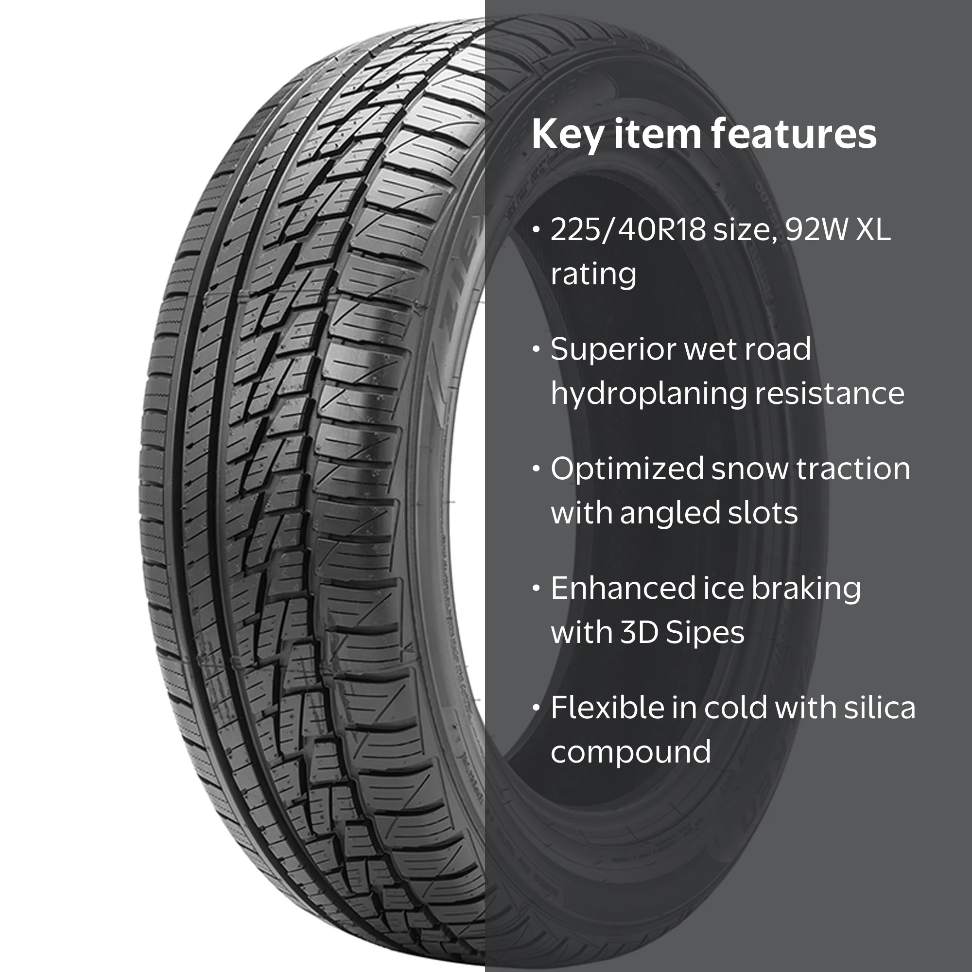 Free Shipping! Falken All Season Tire 225/40R18 92W XL for Sedans
