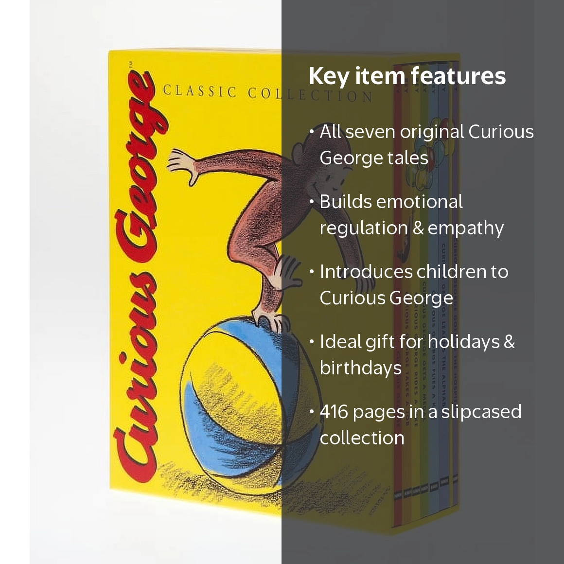 H A Rey, Curious George Classic Collection, 7-Book Box Set