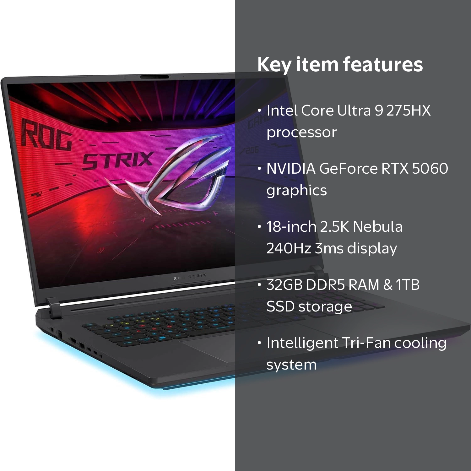Windowsノート本体 Gaming laptop set (this month price) ASUS ROG Strix G18 18