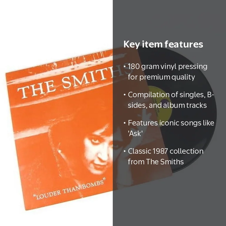 THE SMITHS『Louder Than Bombs』LPレコード スミス Rhino, Louder Than Bombs, Vinyl - Digitally Remastered 180g