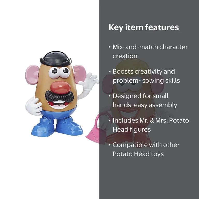 Mr. Potato Head, Classic Mr and Mrs Potato Head Figures