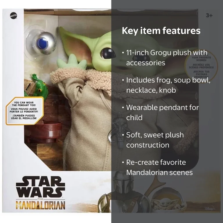 Star Wars The Mandalorian 11-inch Grogu Plush Adventure Bundle