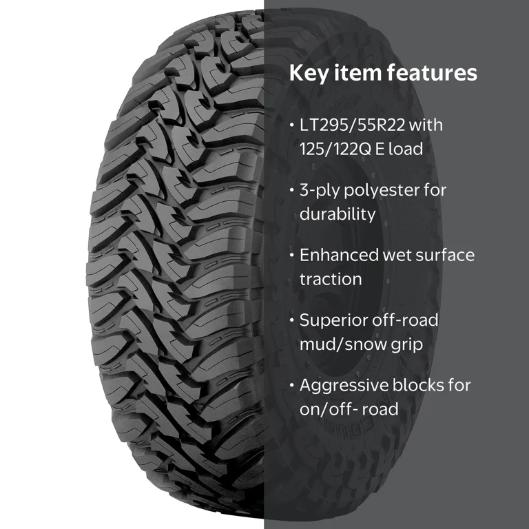 Toyo Open Country M/T Mud Terrain LT295/55R22 125/122Q E Light